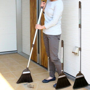 アズマ公式 3段伸縮 黒シダホーキAL アルミ伸縮柄 BR183