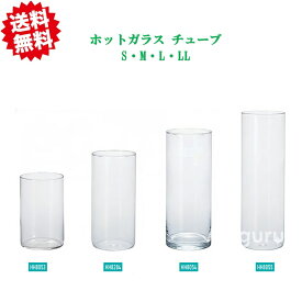 送料無料 ホットガラス チューブLL 2個 H29cm (HH88055) エイチツーオー フラワーベース ガラス 切り花 生花 一輪挿し 北海道・沖縄・離島出荷不可