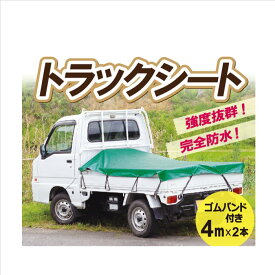 送料無料 エステル帆布製　1tトラック用シート2号　軽トラ用　約2100mm×2700mm　ハトメ18個 　運送会社　物流　沖縄・離島出荷不可