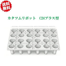送料無料 フクスイ カタツムリポットC24プラス 25枚セット 510mm×340mm×100mm 倍土量125ML イチゴ育苗 苺 農業資材 炭疽病対策 育苗トレー 沖縄・離島出荷不可