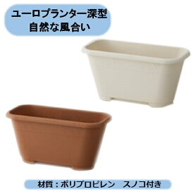 送料無料　法人様限定　ユーロプランター500　深型　ブラウン　20個×1ケース　アイカ　まとめ買い！ 沖縄・離島出荷不可