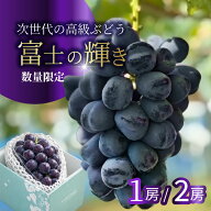 【9月中旬～下旬発送】山梨県産 富士の輝き 黒ぶどう 大粒 高級ぶどう 産地直送 贈答用 ギフト フルーツ …