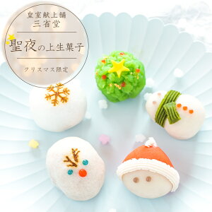 【送料無料】【12月中旬以降順次発送】 クリスマス 和菓子 高級 【 聖夜の上生菓子 】 10個入り 練り切り 菓子 スイーツ 生菓子 ギフト あんこ お歳暮 お取り寄せ 上生菓子 お菓子 デザート