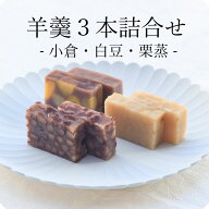 羊羹 3種セット ギフト 高級 和菓子 詰め合わせ 蒸し羊羹 三省堂 皇室献上 老舗 山梨 紫雲 白眉 栗蒸 よ…