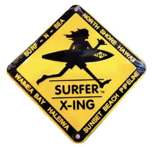 ○o。【新作入荷!!】SURF-N-SEA(サーフアンドシー)標識型看板(大)*SURFER X-ING*ノースショアで人気のサーフショップ♪ハワイ大人気ブランド【ハワイアン雑貨】【ハワイアン小物】*ハワイ直