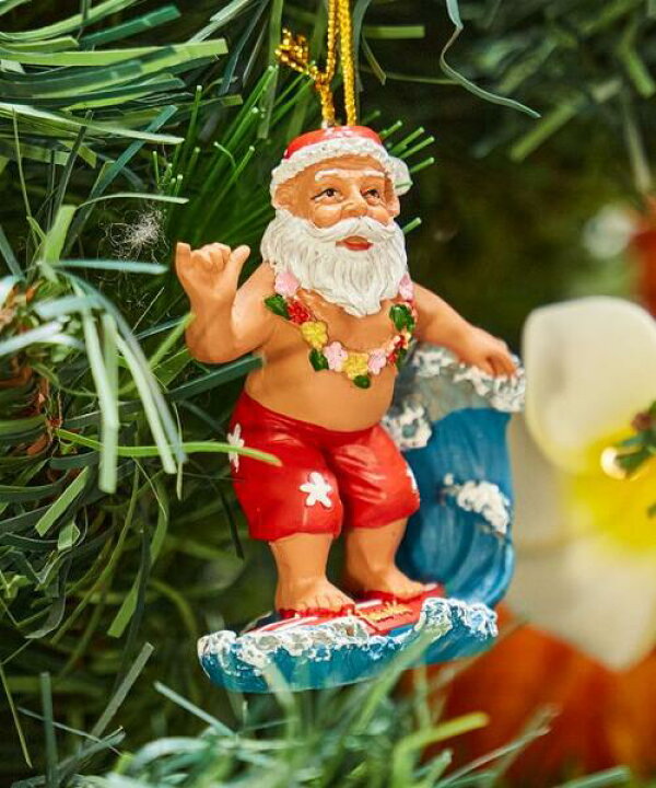 楽天市場】○o。ハワイ直輸入!! 立体サンタオーナメント クリスマス 