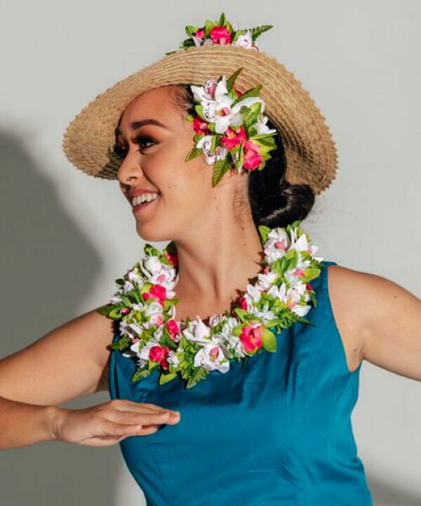 ハワイアン　マウナロア  髪飾り　レディース　クリップ　5個セット