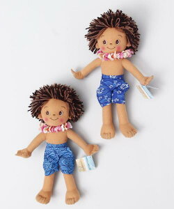 ○o。ハワイアン レイボーイ 可愛い 人形 男の子 ぬいぐるみ カネ フラダンサー タヒチアン ハワイアン雑貨 ハワイアンインテリア 子供 おもちゃ プレゼント お土産 ハワイ雑貨 ハワイイン