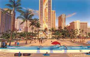 oBnCA LoXplG@(Hilton Rainbow tower) 35×55×1.8cm nCAG nCACeA Ǌ| v[g G nCG G A[g yY   nCvo 