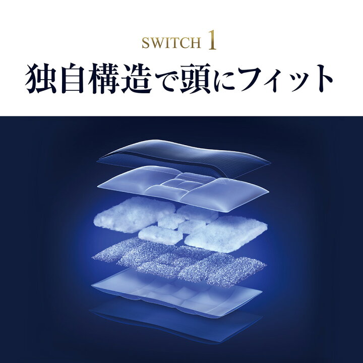 楽天市場】SLEEP SWITCH ザ・オリジナルピロー 70×35 スリープスイッチ 