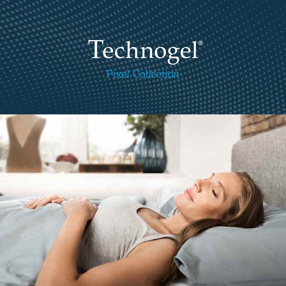 楽天市場】Technogel Pixel Collection Anatomic Curve Pillow