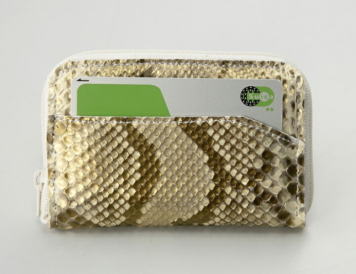 楽天市場】【日本製】薄金ヘビ 角小銭入れ 金運 財運 蛇財布 蛇革 ヘビ  