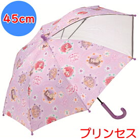 子供用 雨傘 45cm プリンセス 入園準備 保育園 幼稚園 子ども用 キャラクター 傘 カサ アンブレラ 入学準備 小学校 ディズニー