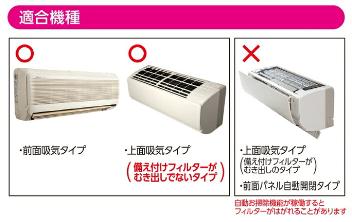 楽天市場】パッと貼るだけ ホコリとりフィルター エアコン用 2枚入 