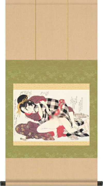 楽天市場】浮世絵秘蔵名品集 【歌麿】ねがひの糸ぐち 第六図 : 防水 
