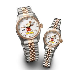 ミッキー 85周年記念 天然ダイヤモンド ウォッチ メンズ 又は レディース 腕時計 【ギフト】