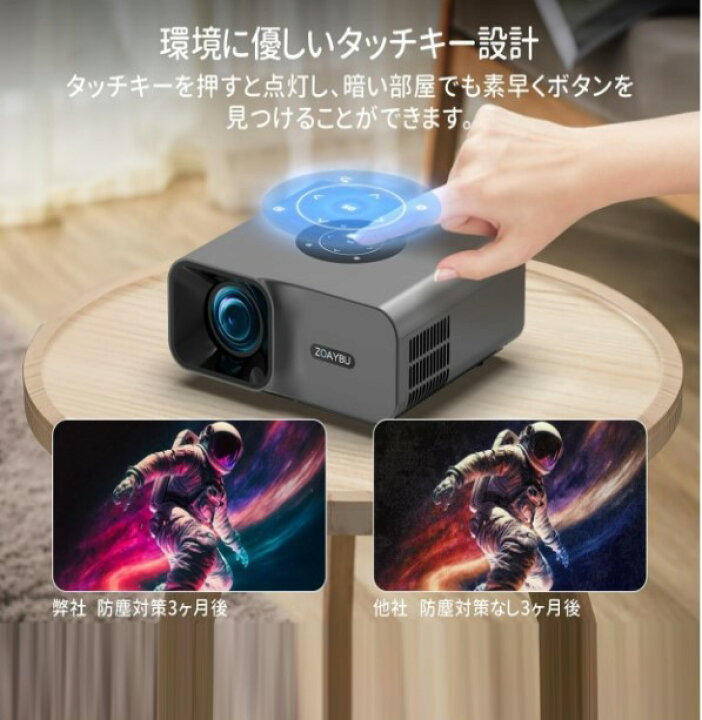 楽天市場】プロジェクター 小型 ホームプロジェクター 家庭用 22000LM 