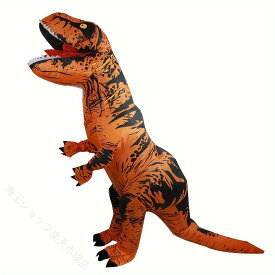 ティラノサウルス レース 子供サイズ 大人サイズ 恐竜コスプレ ハロウィン 恐竜着ぐるみ 怪獣 イベント コスプレ コスチューム空気充填 膨張式 キャンペーン クリスマス パーティー テ