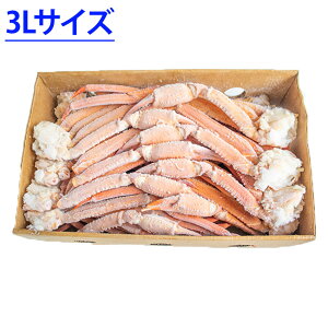 選べるサイズ ボイルトゲズワイ 肩 L 2L 3L 5kg箱 蟹 ズワイ蟹 蟹鍋 ゆで蟹 大きい セクション 訳あり 送料無料 年末年始 冬グルメ 海鮮