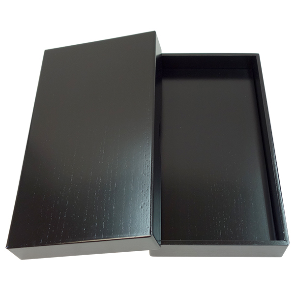 桐製硯箱 黒 5.5寸長 整理箱 書道用品 在庫あり 即納 横幅16.5cm 正規品送料無料