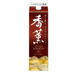 (送料無料(九州・沖縄除く)) 合同 ウイスキー香薫 1800ml 1.8L パック 6本(1ケース)