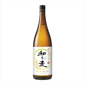 （ケース販売）（送料無料（九州・沖縄除く））　サッポロ　本格麦焼酎　和ら麦　（わらむぎ）　25度　1．8L　6本