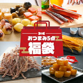 福袋 食品 おつまみ 5点セット 2026 送料無料 ご飯のお供 珍味 晩酌セット 詰め合わせ プチギフト 北海道 海産物 お酒 お取り寄せグルメ メール便