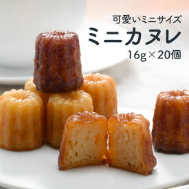 ミニ カヌレ 16g×20個［冷凍］【4～5営業日以内に出荷】【送料無料】