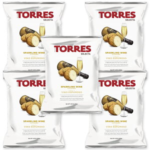 トーレススパークリングワイン風味ポテトチップス50g×5個［常温/冷蔵可］4セットまで1配送でお届け［賞味期限:2018年6月30日］【1～2営業日以内に出荷】【送料無料】