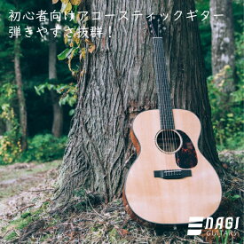 アコギ NAGI GUITARS one.E アコースティックギター初心者 フォークギター入門【White Guitars】【宅配便】