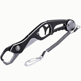 フィッシュグリップ 青物 シーバス ケース付 25cm 軽量 防錆 アルミ合金 ジュラルミン ロングフィッシンググリップ 釣りグリップ