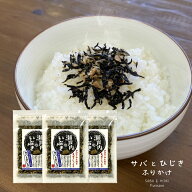 サバひじき ＼ひじきふりかけ／ 送料無料 120g (40g×3袋) 国産ひじき 国産さば ふりかけ 保存食