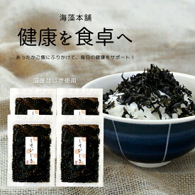 ひじきふりかけ＼しそひじき／240g (60g×4袋)【送料無料】(追跡可能メール便) 国産ひじき使用 ひじきごはん ご飯のお供 保存食