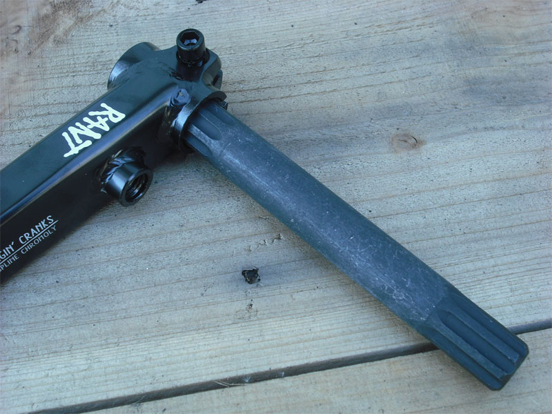 楽天市場】BMX クランク 3PC RANT Bangin 8 Spline Cranks 165mm