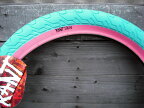 タイヤ BMX 20インチ RANT Squad Tire teal / pink 20"×2.35 ストリート パーク タイヤ street tire
