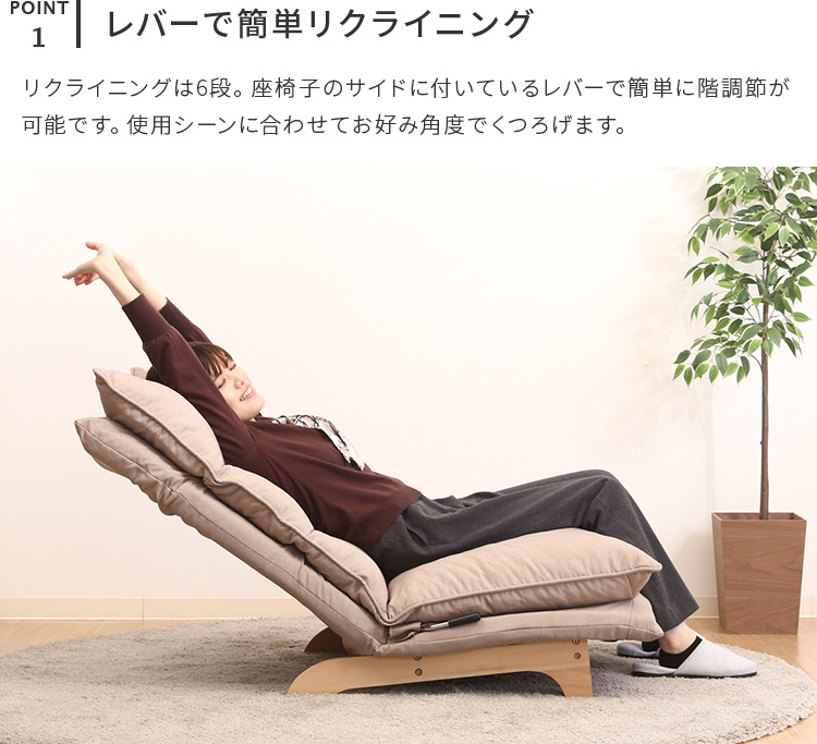 楽天市場】【メーカー直送品】ダブルクッション座椅子 フィット2 1Ｐ 