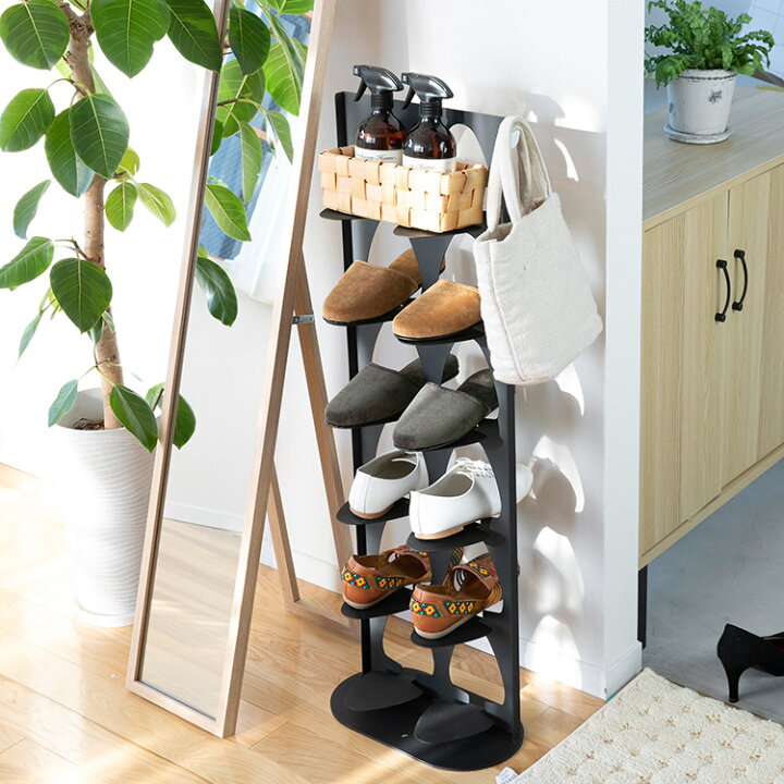 楽天市場 スチール スリッパラック 6段 スリッパホルダー スリッパスタンド スリッパタワー スリッパ立て スリッパ入れ スリッパ台 シューズラック スリム コンパクト 省スペース おしゃれ スリッパ シューズ 6足 北欧 玄関 おしゃれ家具 おしゃれ家具 照明の快適ホームズ