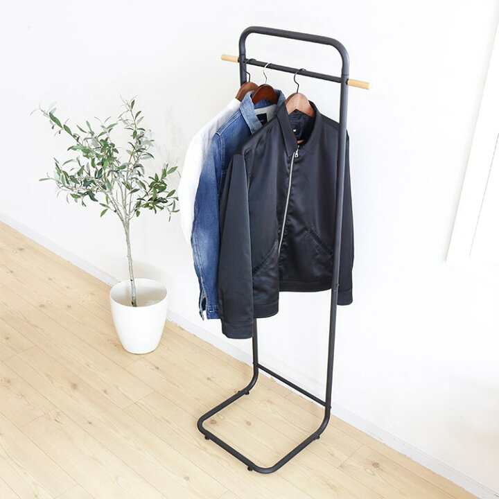 楽天市場】【メーカー直送品】アイアンハンガーラック L型【コート 