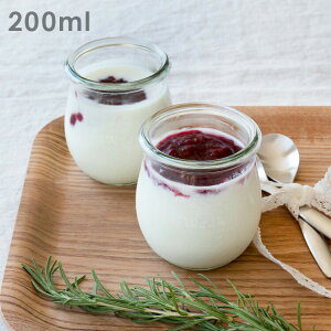 キャニスター WECK ウェック チューリップシェイプ 200ml【チューリップ型 保存 容器 保存容器 ガラス 調味料 スパイス 小物 小分け ガラス瓶 シンプル キッチン収納 キッチン 台所 雑貨 北欧