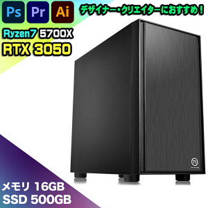 yfUCfzfXNgbvPC NGC^[ fXNgbvp\R Q[~OPC GeForce RTX3050 AMD Ryzen7 5700X Windows11 10  16GB SSD 500GB 1Nۏ Q[ Q[~O Adobe Photoshop Illustrato