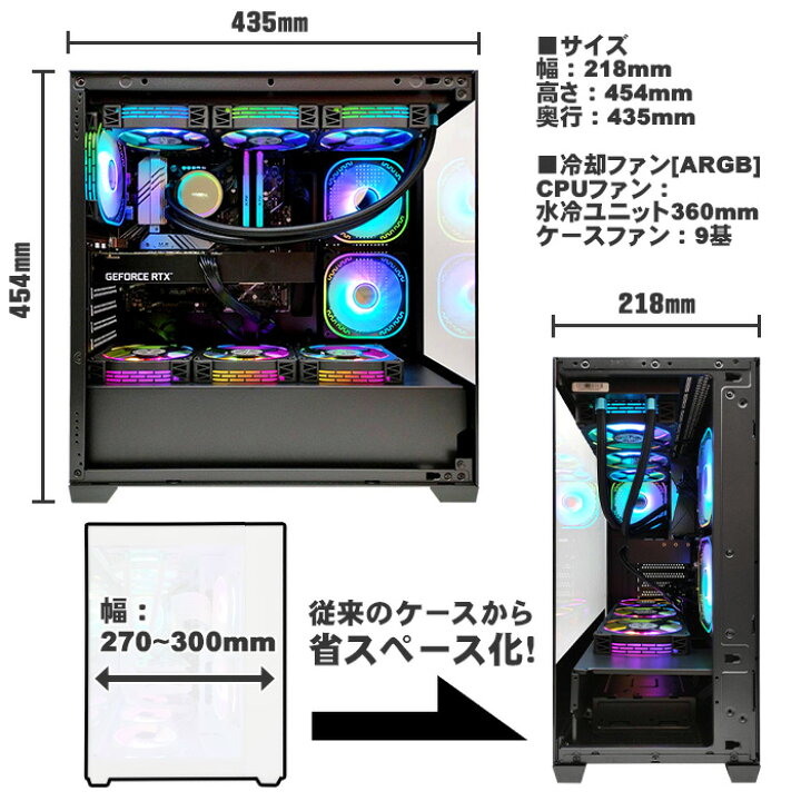 楽天市場】【最新RTX4060】【 当日出荷の 新品】 簡易水冷 ゲーミング 