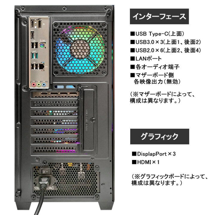 楽天市場】【RX7800XT搭載】【国内組立の 新品】ゲーミングパソコン 