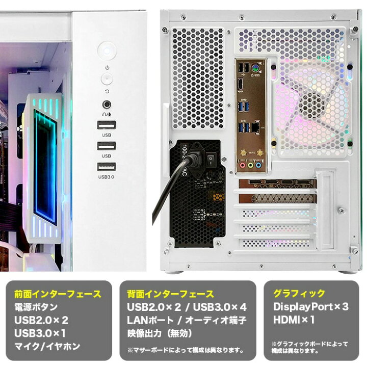楽天市場】【マラソン値引中！】ゲーミングPC セット デスクトップ 