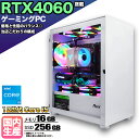 【マラソン値引中！】【RTX4060搭載】ゲーミングPC デスクトップ パソコン ゲーミングパソコン RTX4060 第12世代 corei5 Windows11 10 SSD 256GB メモリ 16GB デスクトップPC 1年保証 安い 激安 ゲーム 高スペック eスポーツ おしゃれ 新品 本体のみ