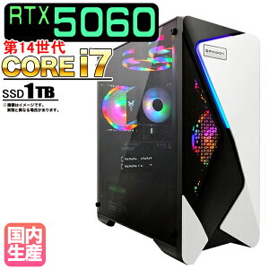 �yIntel14����CPU�z�y�����g���� �V�i�z�Q�[�~���OPC �f�X�N�g�b�v �p�\�R�� �Q�[�~���O�p�\�R�� RTX5060 ��14���� corei7 Windows11 10 SSD 1TB ������ 16GB �f�X�N�g�b�vPC 1�N�ۏ� ���� ���� �Q�[�� ���X�y