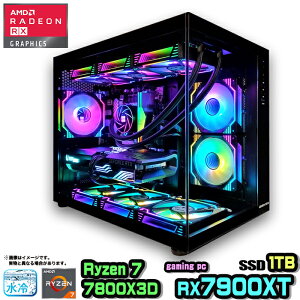 yRX7900XTځzyg VizQ[~Op\R Q[~OPC fXNgbv p\R AMD Radeon 7900XT Ryzen7 7800X3D SSD 1TB  32GB Windows11 10 fXNgbvPC ARGB  1Nۏ   Q