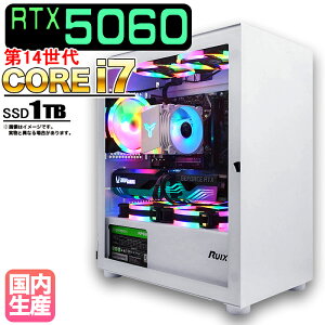 �y�労�ӍՒl�����I�z�yIntel14����CPU�z�Q�[�~���O�p�\�R�� �Q�[�~���OPC �f�X�N�g�b�v �p�\�R�� ��14���� corei7 RTX4060 Windows11 10 SSD 1TB ������ 16GB �f�X�N�g�b�vPC 1�N�ۏ� ���� ���� �Q�[�� ���X