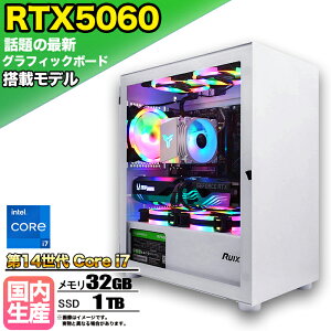 ySSԌ艿iIzyŐVRTX5060ځzQ[~OPC fXNgbvp\R rWlX GeForce RTX5060 14 corei7 Windows11 10  32GB SSD1TB 1Nۏ Q[ Q[~Op\R fXNgbvPC 