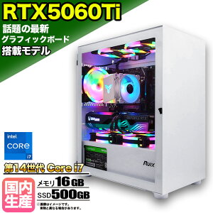 ySSԌ艿iIzyŐVRTX5060TizQ[~OPC fXNgbvp\R rWlX GeForce RTX5060Ti 14 corei7 Windows11 10  16GB SSD500GB 1Nۏ Q[ Q[~Op\R fXNgbvPC 