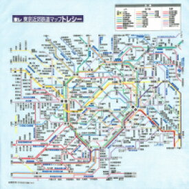 東レ　トレシー　マイクロファイバークリーニングクロス　東京鉄道マップ　22*22cm
